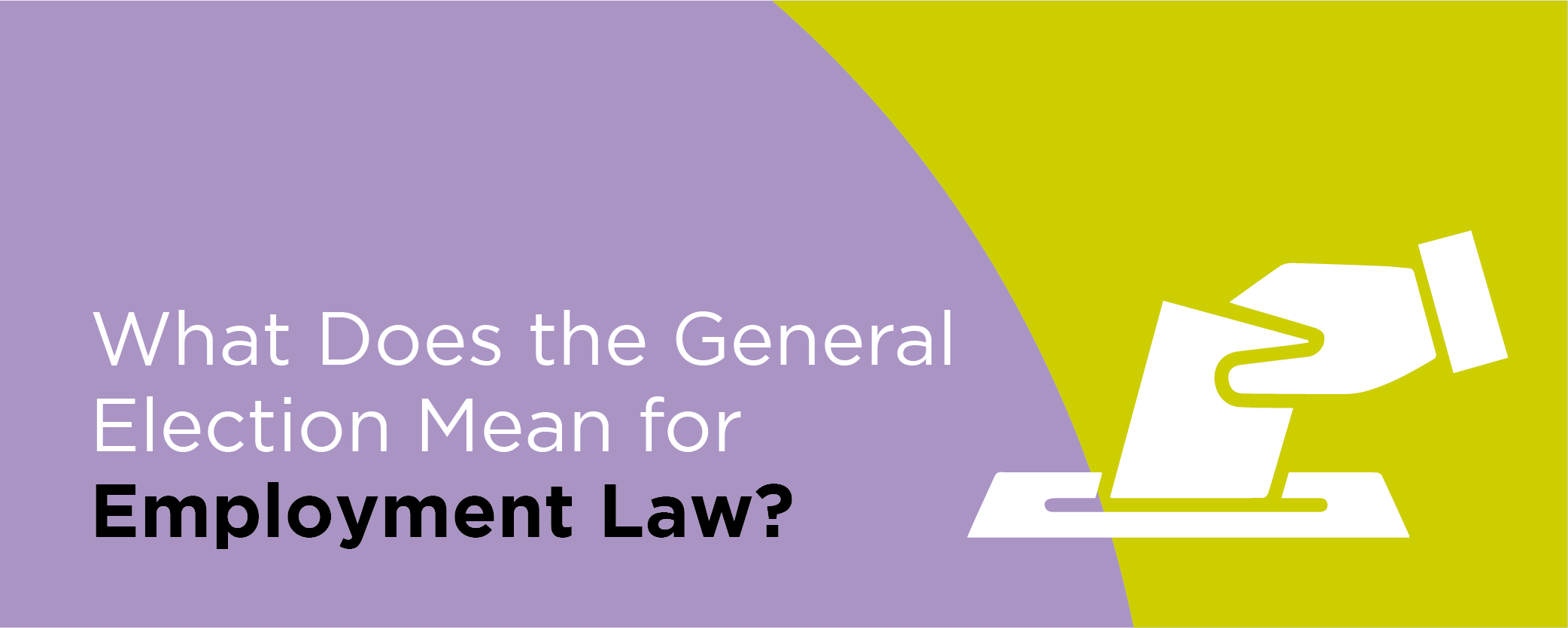 What does the general election mean for employment law?